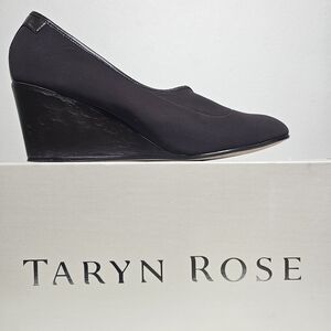 Vinrage Taryn Rose Dark Brown Kelby Heels Size 8.5